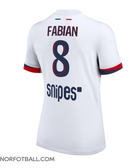 Billige Fotballdrakt Paris Saint-Germain Fabian Ruiz #8 Replika Bortedrakt Dame 2025-26 Kortermet